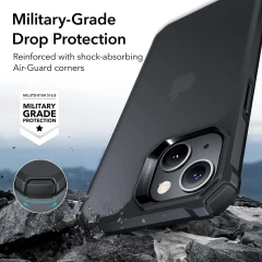 Husa pentru iPhone 13 / 14 - ESR Air Armor - Frosted Black Negru