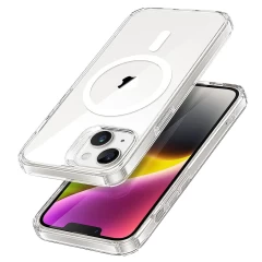 Husa pentru iPhone 13 / 14 - ESR Krystec HaloLock - Clear transparenta