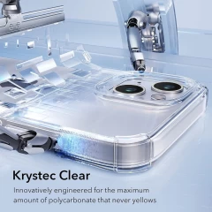 Husa pentru iPhone 13 / 14 - ESR Krystec HaloLock - Clear transparenta