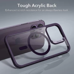 Husa pentru iPhone 14 Pro - ESR Classic Hybrid HaloLock - Clear Purple Mov