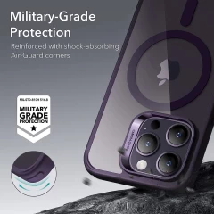 Husa pentru iPhone 14 Pro Max - ESR Classic Hybrid HaloLock - Clear Purple Mov