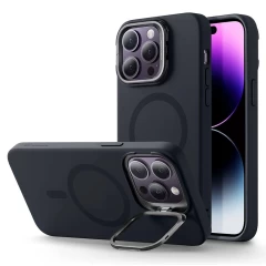 Husa pentru iPhone 14 Pro Max - ESR Cloud Soft HaloLock Kickstand - Purple Negru 