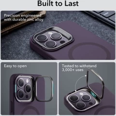 Husa pentru iPhone 14 Pro Max - ESR Cloud Soft HaloLock Kickstand - Purple Mov