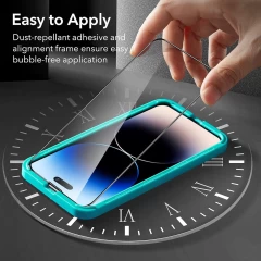 Folie pentru iPhone 14 Pro Max - ESR Armorite Screen Protector - Black Negru