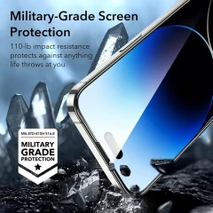 Folie pentru iPhone 14 Pro Max - ESR Armorite Screen Protector - Black Negru
