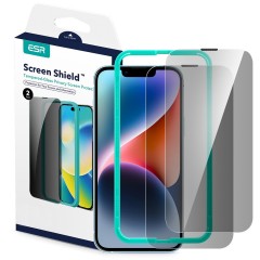 Folie pentru iPhone 13 Pro Max / 14 Plus (set 2) - ESR Tempered Glass - Privacy