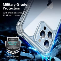 Husa pentru iPhone 13 Pro + 2x Folie - ESR Air Armor 360 - Clear transparenta