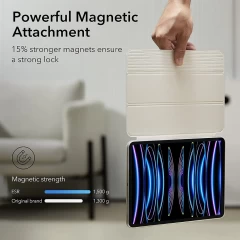 Husa pentru iPad Pro 11 (2018 / 2020 / 2021 / 2022) - ESR Rebound Magnetic - Brilliant White Alb