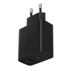 Incarcator Priza Type-C/USB,  PD 35W, QC 3.0 15W - Samsung (EP-TA220NBEGEU) - Black (Blister Packing) Negru