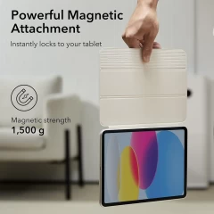 Husa pentru iPad 10 (2022) 10.9 - ESR Rebound Magnetic - Brilliant White Alb