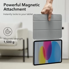 Husa pentru iPad 10 (2022) 10.9 - ESR Rebound Magnetic - Grey Gri