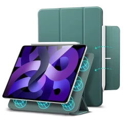 Husa pentru iPad Pro 11 2018 / iPad Air 4 / 5 / 6 (2020/2022/2024) - ESR Rebound Magnetic - Navy Blue Verde 