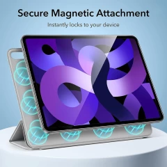 Husa pentru iPad Pro 11 2018 / iPad Air 4 / 5 / 6 (2020/2022/2024) - ESR Rebound Magnetic - Grey Gri