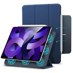 Husa pentru iPad Pro 11 2018 / iPad Air 4 / 5 / 6 (2020/2022/2024) - ESR Rebound Magnetic - Navy Blue Albastru
