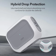 Husa pentru Apple AirPods Pro 1 / 2 - ESR Orbit Hybrid HaloLock - White 