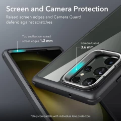 Husa pentru Samsung Galaxy S23 Ultra - ESR Shock Armor Kickstand - Clear Black negru/transparenta