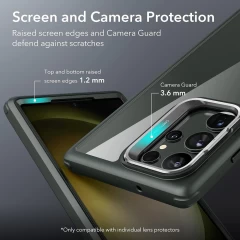 Husa pentru Samsung Galaxy S23 Ultra - ESR Shock Armor Kickstand - Clear Green Verde