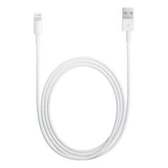 Apple - Data Cable (MD819ZM/A) - USB-A to Lightning, 2m - White (Blister Packing) Alb