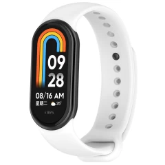 Curea pentru Xiaomi Mi Band 8 / 8 NFC - Techsuit Watchband (W014) - Spare Gray Alb 