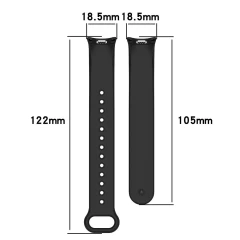 Curea pentru Xiaomi Mi Band 8 / 8 NFC - Techsuit Watchband (W014) - White Alb
