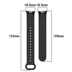 Curea pentru Xiaomi Mi Band 8 / 8 NFC - Techsuit Watchband (W014) - Wine Red bordo