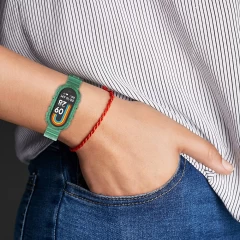 Curea pentru Xiaomi Mi Band 8 / 8 NFC - Techsuit Watchband (W017) - Green Verde