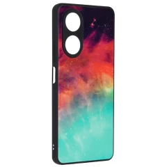 Husa pentru Oppo A58 4G - Techsuit Glaze Series - Fiery Ocean Turcoaz