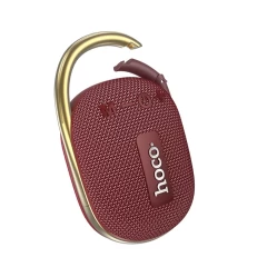 Boxa Wireless BT 5.3, TWS, Hi-Fi - Hoco Easy Joy Sports (HC17) - Wine Red bordo