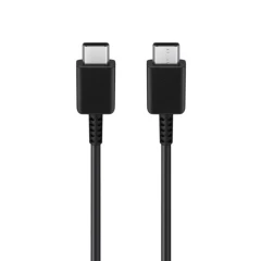 Samsung - Data Cable (EP-DW767JBE) - USB-C to Type-C, Fast Charging, 3A, 1.8m - Black (Bulk Packing) 