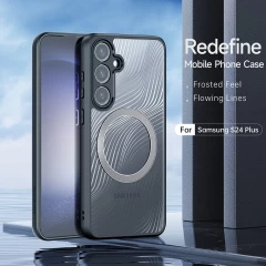 Husa pentru Samsung Galaxy S24 Plus - Dux Ducis Aimo MagSafe Series - Black Negru