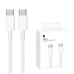 Apple - Original Data Cable A1739 (MLL82ZM/A) - Type-C to Type-C, 2m - White (Blister Packing) Alb