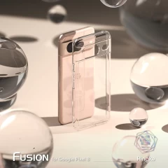 Husa pentru Google Pixel 8 - Ringke Fusion - Clear transparenta