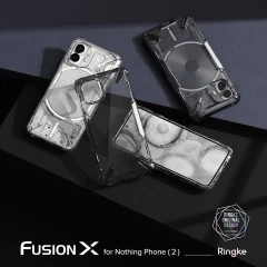 Husa pentru Nothing Phone (2) - Ringke Fusion X - Clear transparenta