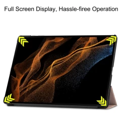 Husa pentru Samsung Galaxy Tab S8 Ultra / S9 Ultra - Techsuit FoldPro - Rose Gold Roz