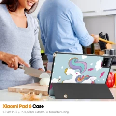 Husa pentru Xiaomi Pad 6 / Pad 6 Pro - Techsuit FoldPro - Unicorn Unicorn
