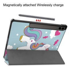 Husa pentru Samsung Galaxy Tab S9 Plus / S9 FE Plus - Techsuit FoldPro - Unicorn Unicorn