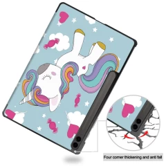 Husa pentru Samsung Galaxy Tab S9 Plus / S9 FE Plus - Techsuit FoldPro - Unicorn Unicorn