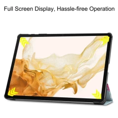 Husa pentru Samsung Galaxy Tab S9 Plus / S9 FE Plus - Techsuit FoldPro - Unicorn Unicorn