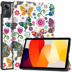 Husa pentru Xiaomi Redmi Pad SE - Techsuit FoldPro - Rose Gold Butterfly 
