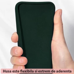 Husa pentru Motorola Razr 40 Ultra - Techsuit Soft Edge Silicone - Dark Green Verde