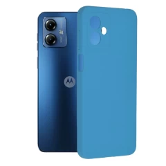 Husa pentru Motorola Moto G14 - Techsuit Soft Edge Silicone - Dark Green Albastru 