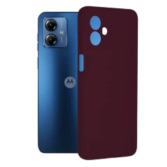 Husa pentru Motorola Moto G14 - Techsuit Soft Edge Silicone - Black violet 