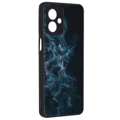 Husa pentru Motorola Moto G54 - Techsuit Glaze Series - Blue Nebula Albastru