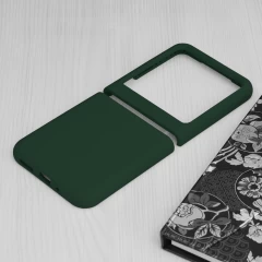 Husa pentru Oppo Find N3 Flip - Techsuit Soft Edge Silicone - Dark Green Verde