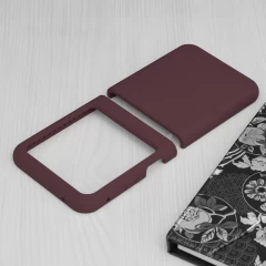 Husa pentru Oppo Find N3 Flip - Techsuit Soft Edge Silicone - Plum Violet violet