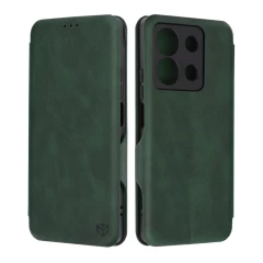 Husa pentru Xiaomi Redmi Note 13 5G - Techsuit Safe Wallet Plus - Green Verde