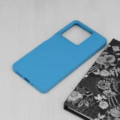 Husa pentru Xiaomi Redmi Note 13 5G - Techsuit Soft Edge Silicone - Denim Blue Albastru