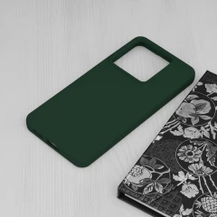 Husa pentru Xiaomi Redmi Note 13 Pro 5G / Poco X6 - Techsuit Soft Edge Silicone - Dark Green Verde