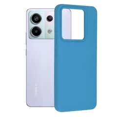 Husa pentru Xiaomi Redmi Note 13 Pro 5G / Poco X6 - Techsuit Soft Edge Silicone - Dark Green Albastru 