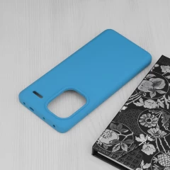 Husa pentru Xiaomi Redmi Note 13 Pro+ 5G - Techsuit Soft Edge Silicone - Denim Blue Albastru